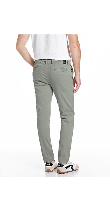 レギュラースリムBENNI Hyperflex Color チノパンツ 詳細画像